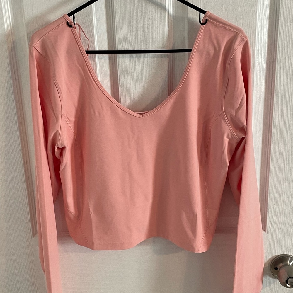Lululemon Align Shirt - Dew Pink NWT